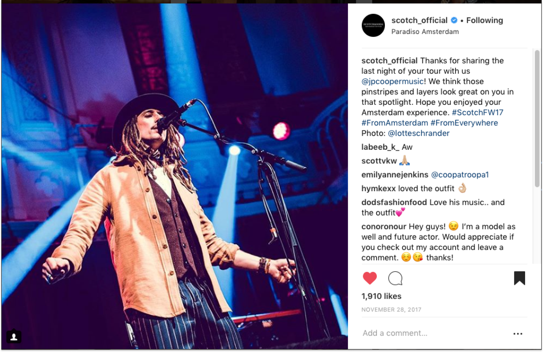 Copywriting for Scotch & Soda