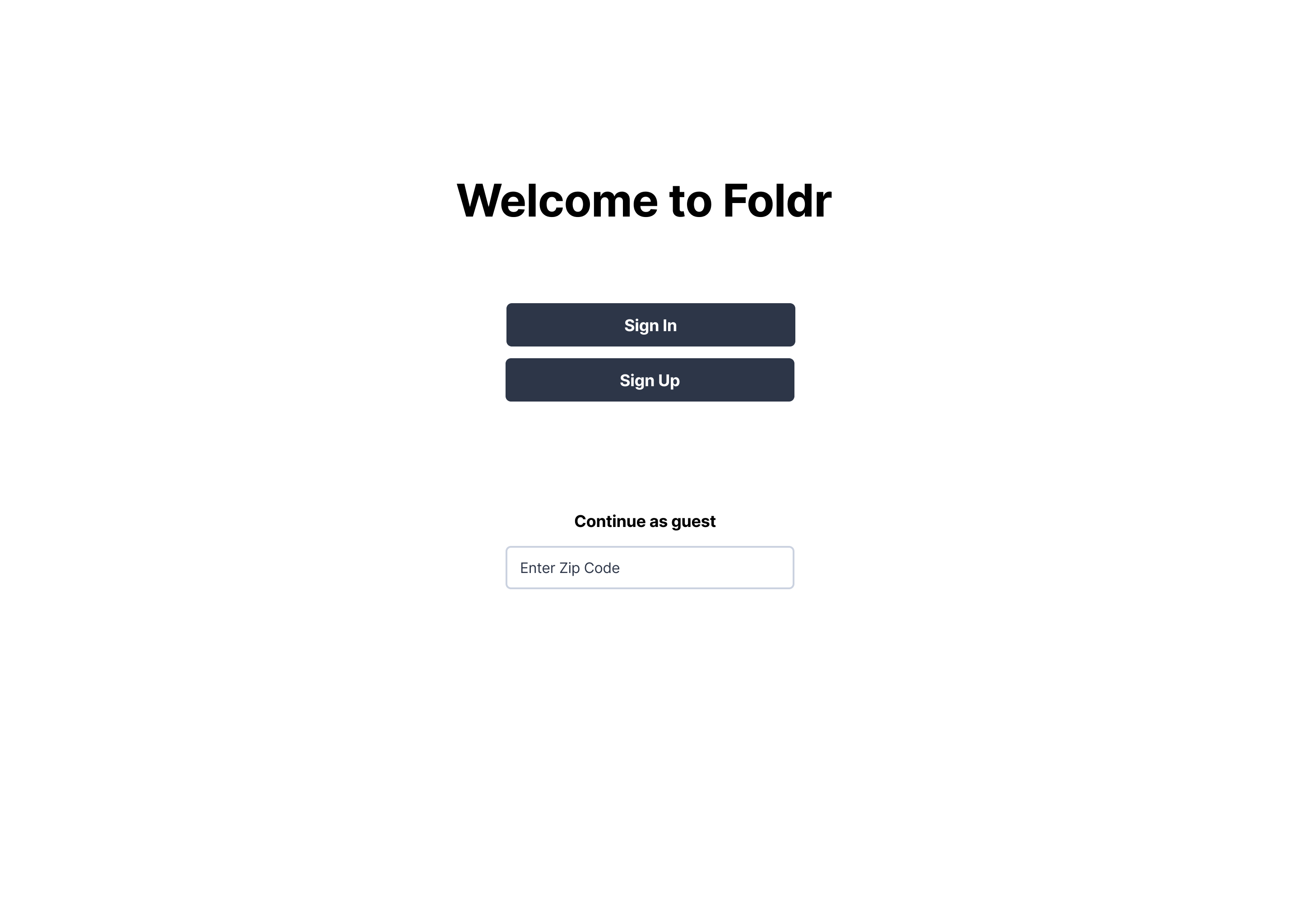 Screen design displayed in a mockup