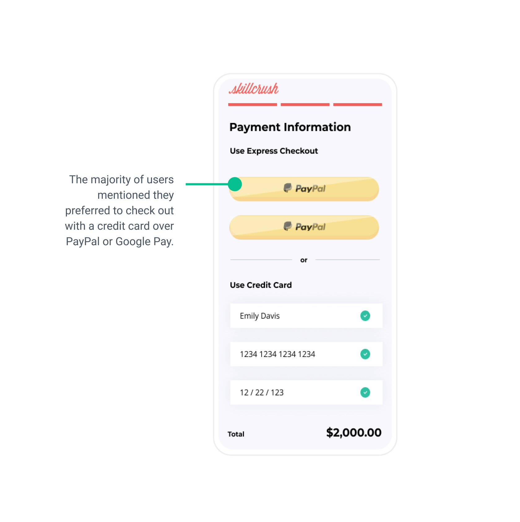 Mobile Checkout User Testing