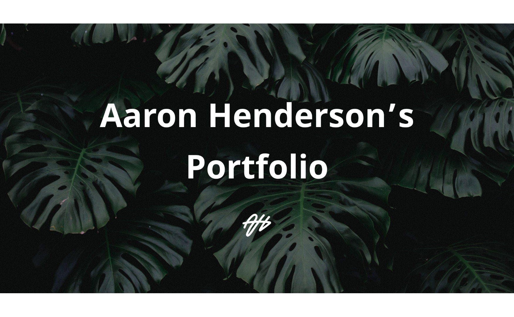 Aaron Henderson's Portfolio