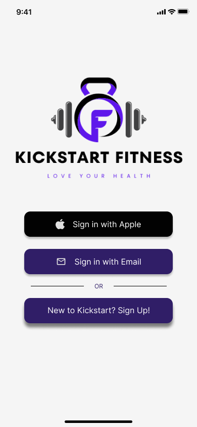Screen design displayed in a mockup
