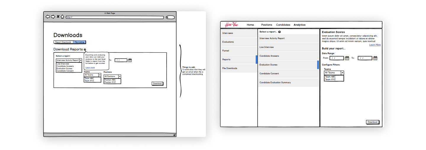 HireVue Analytics: Data Exports