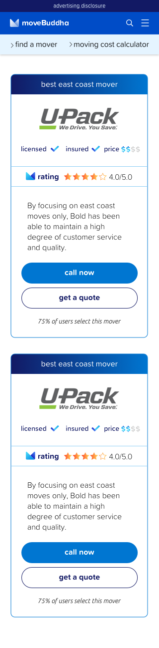 Screen design displayed in a mockup