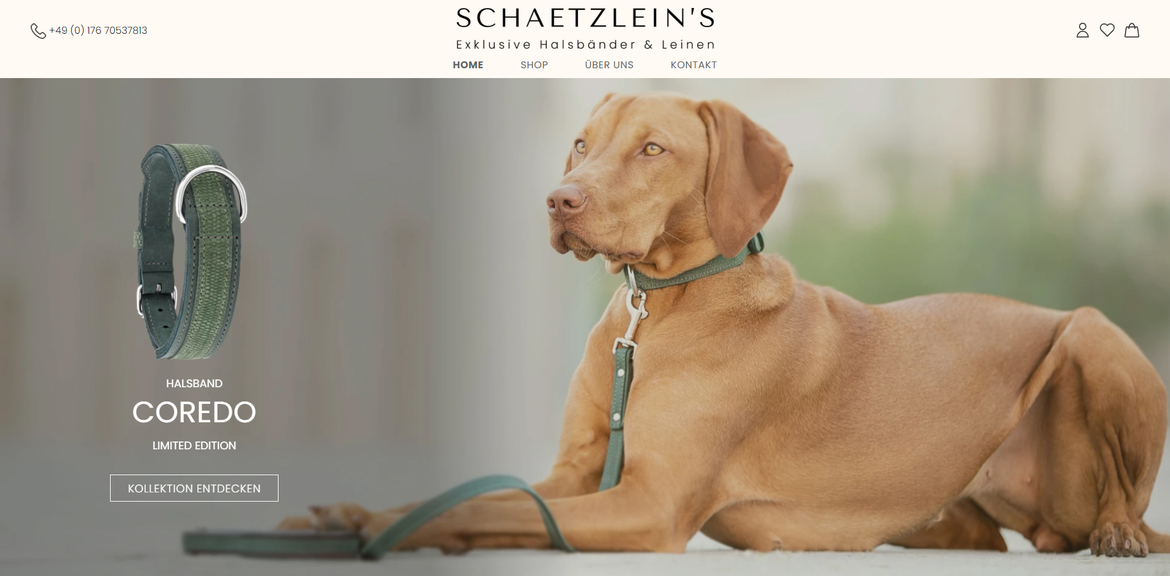Schaetzlein's | Exklusive Halsbänder und Leinen 1