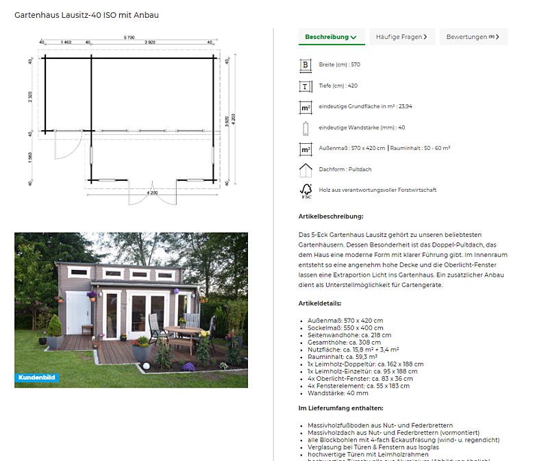 Uxme Io A Z Gartenhaus Gmbh