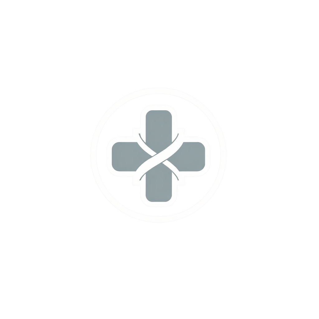healthcare company logo without background, medical cross symbol, modern