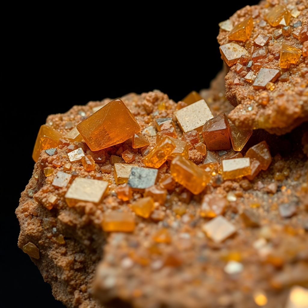 phlogopite mica mineral brown amber colored sheets raw mineral