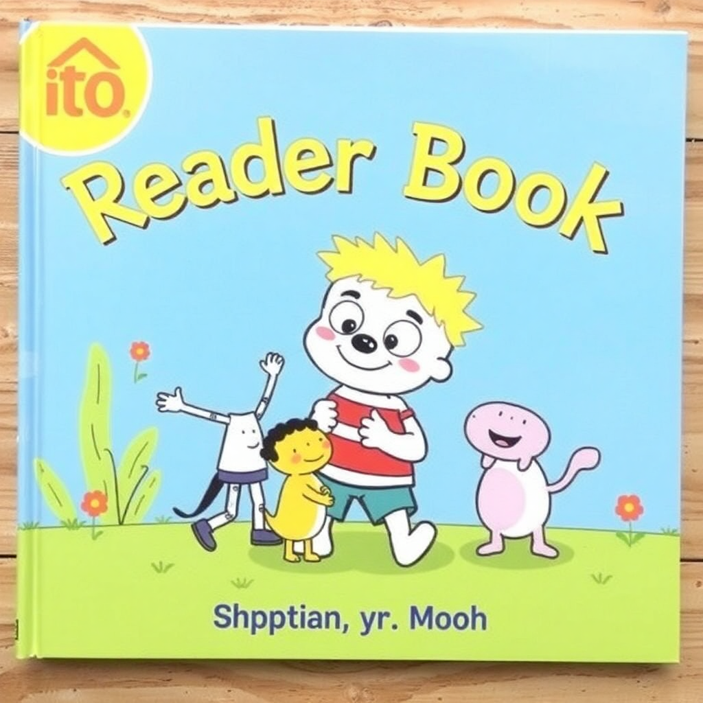 Beginning reader book with fun characters
