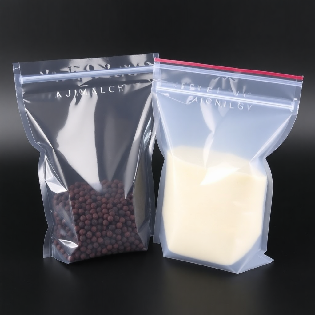 PP bags with adhesive tape seal, self-sealing polypropylene bags, resealable packaging bags