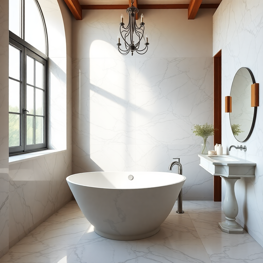 nero black marble tiles, sophisticated dark surface, gold veining accents