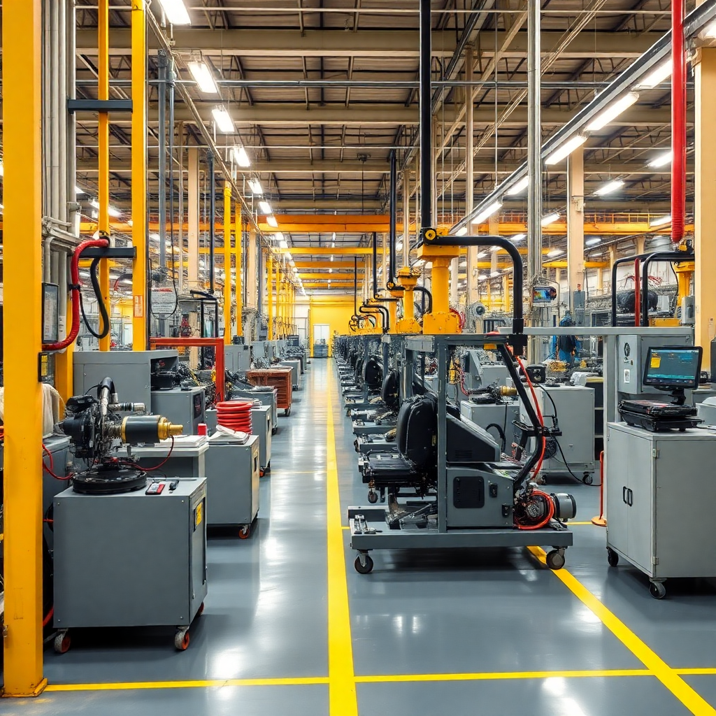 Manufacturing industry factory floor