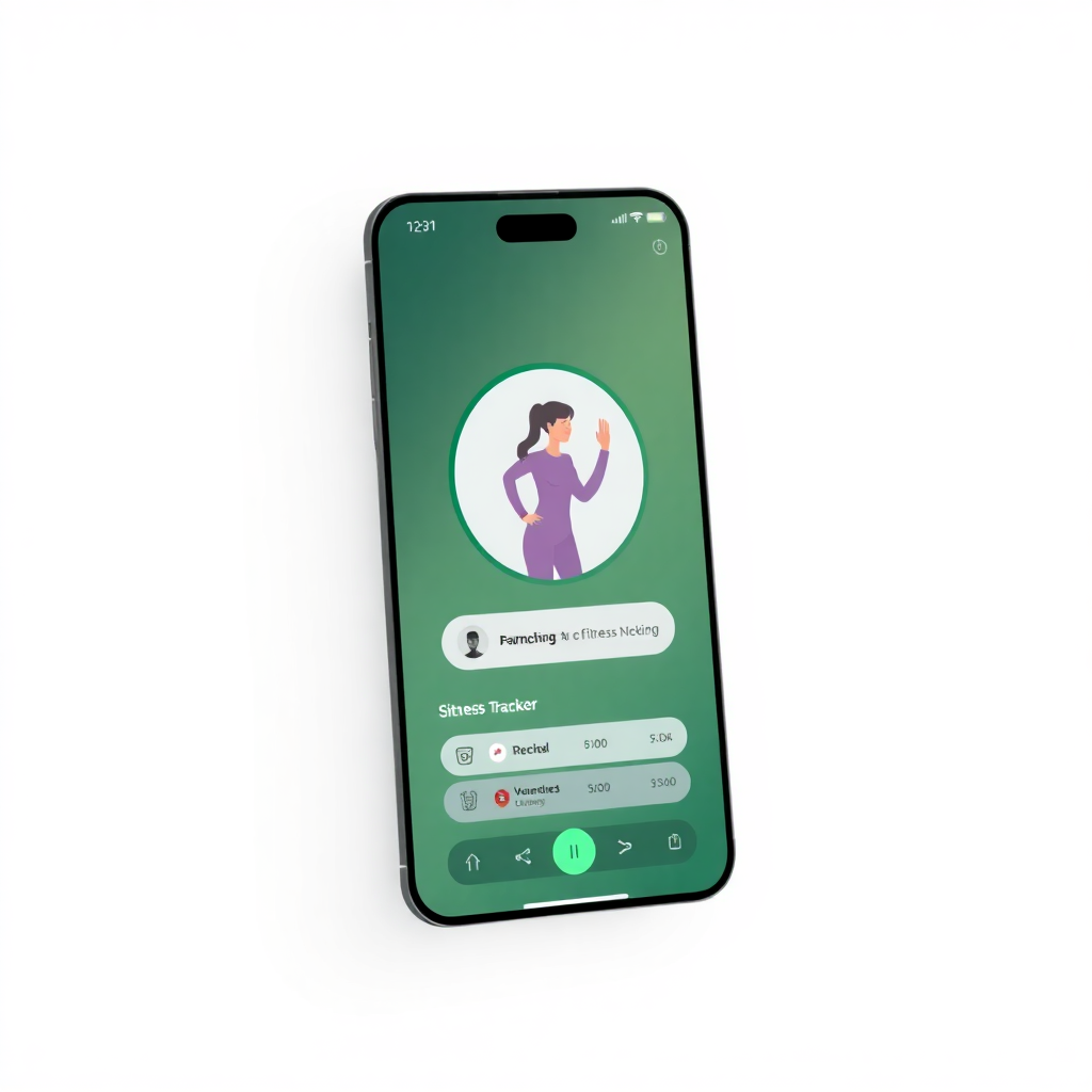 Fitness App UI preview