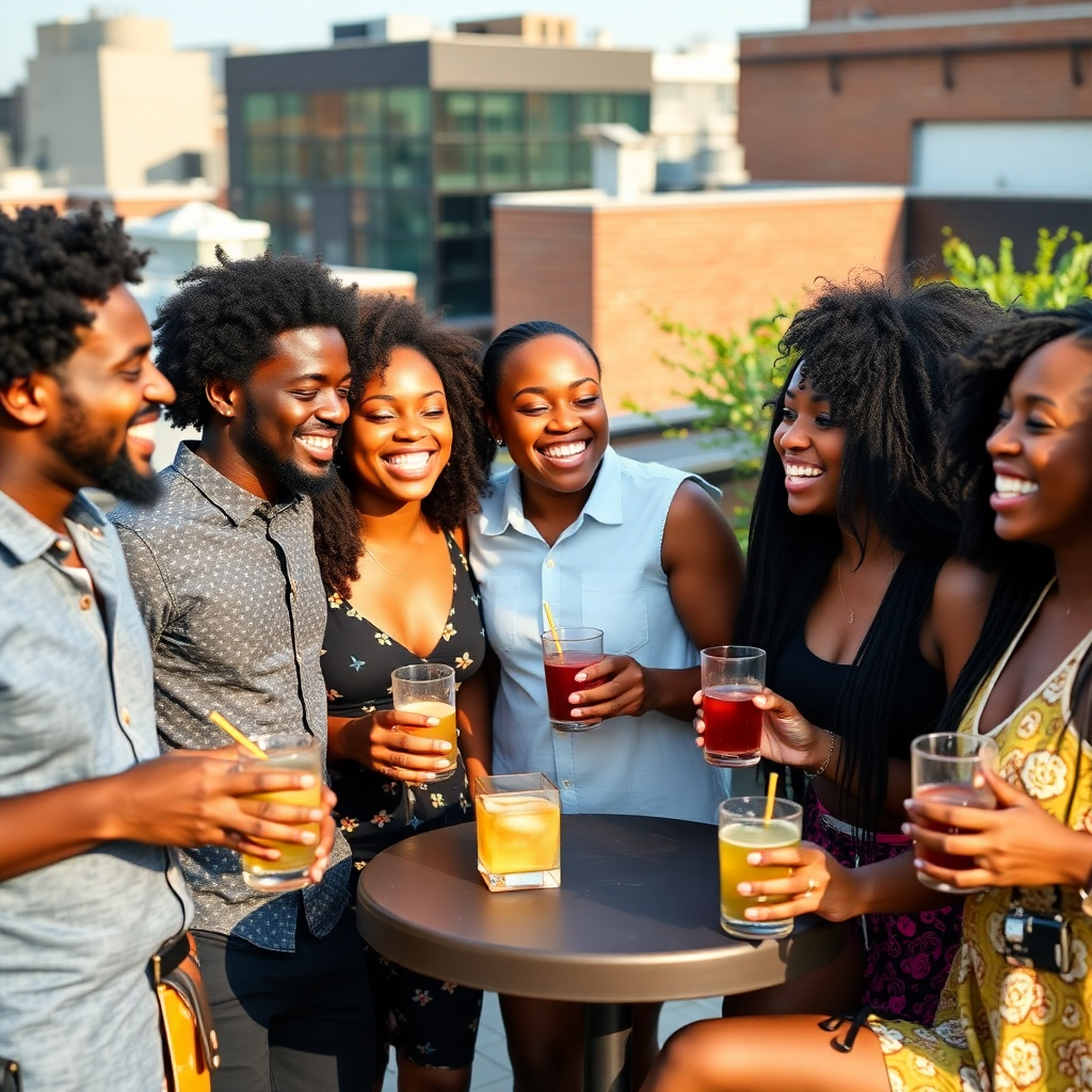 diverse group gathering