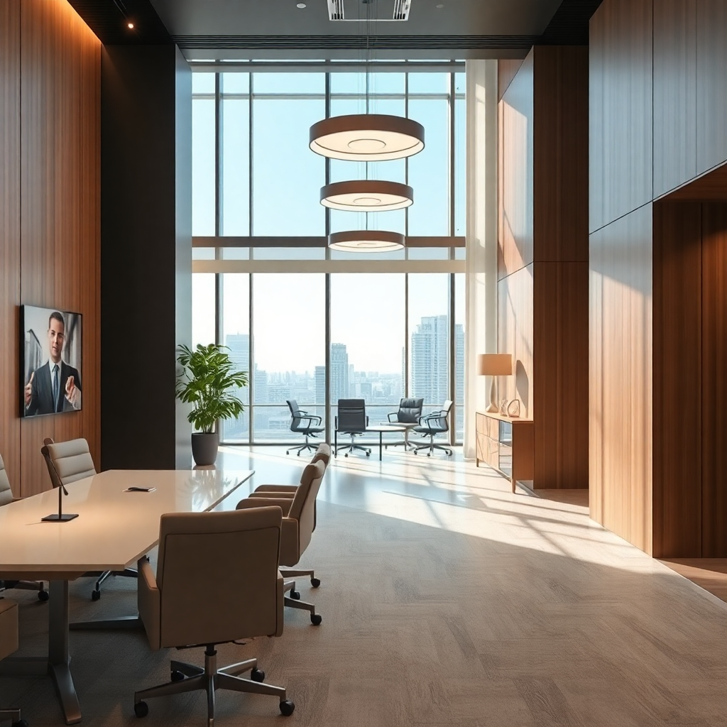 Oficina corporativa elegante