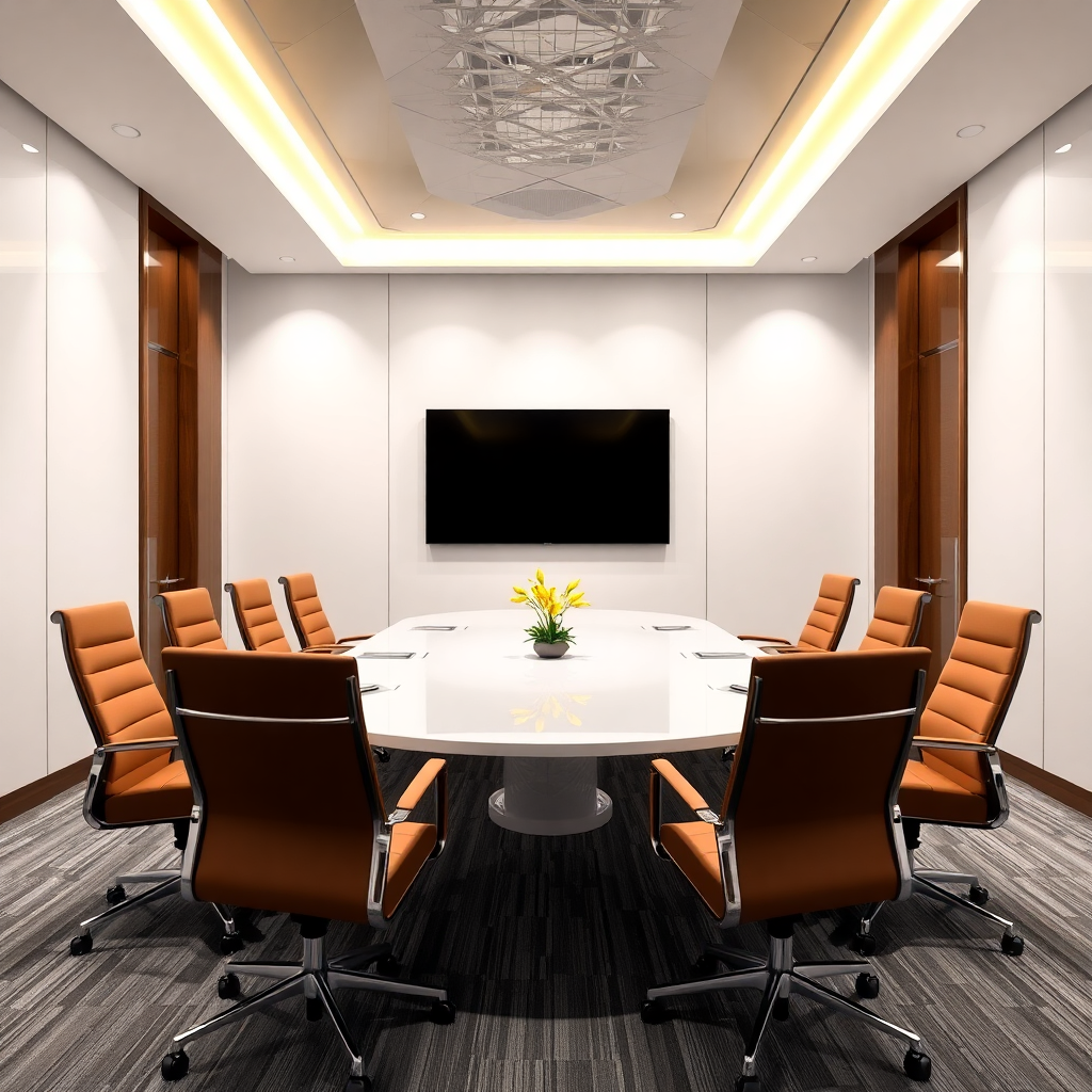 professional law firm office modern interior riyadh corporate meeting room