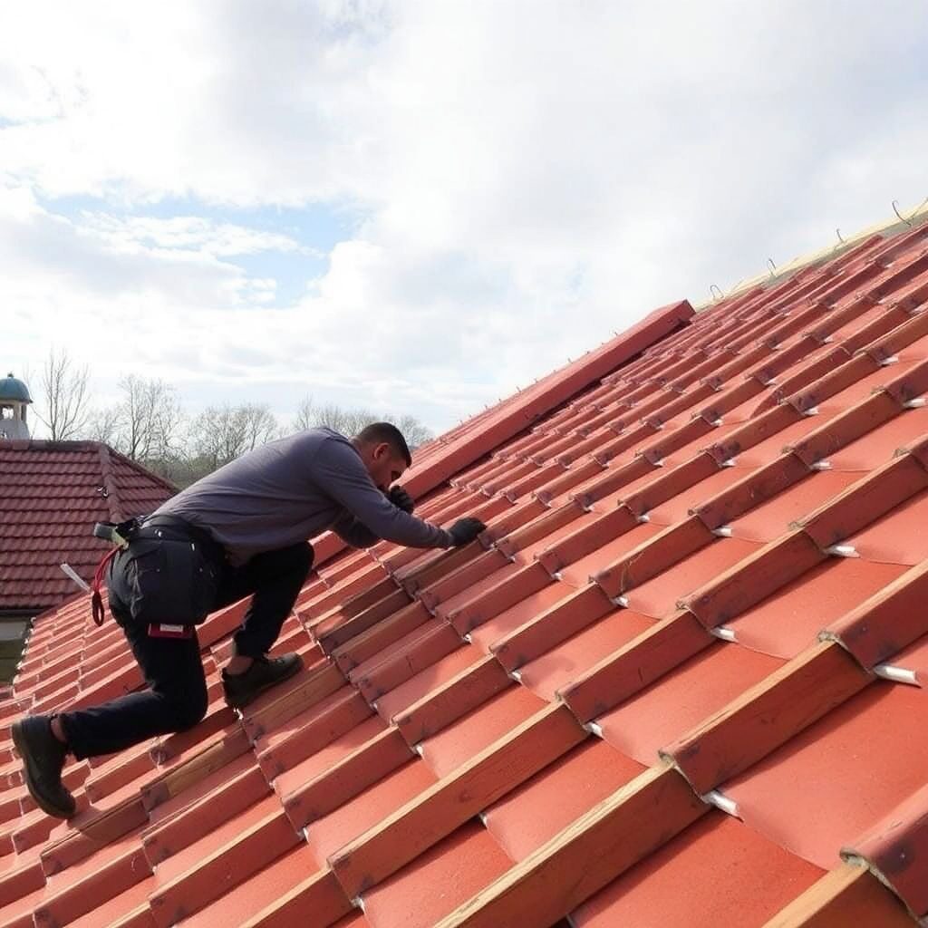 roof insulation and roofing work by professionals