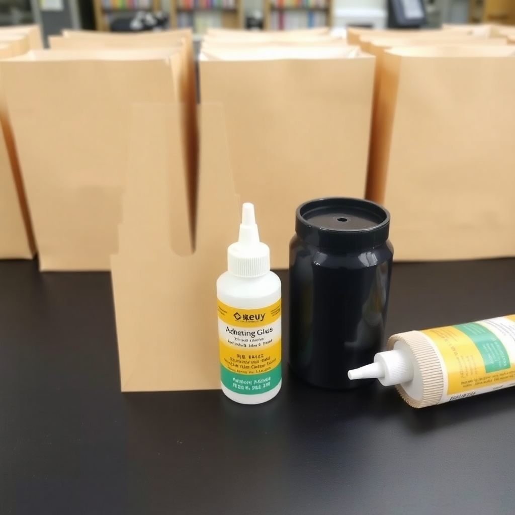 industrial adhesive for paper bags, glue containers, paper bag manufacturing materials, professional packaging adhesive