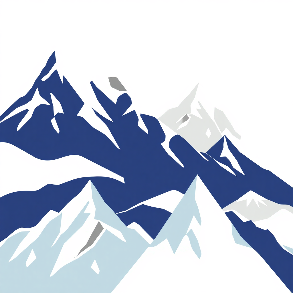 abstract mountain peaks pattern