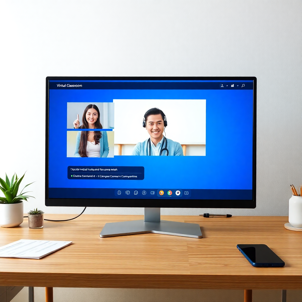 virtual classroom interface