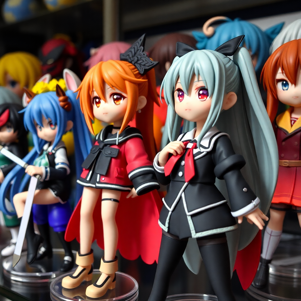 Anime figurines