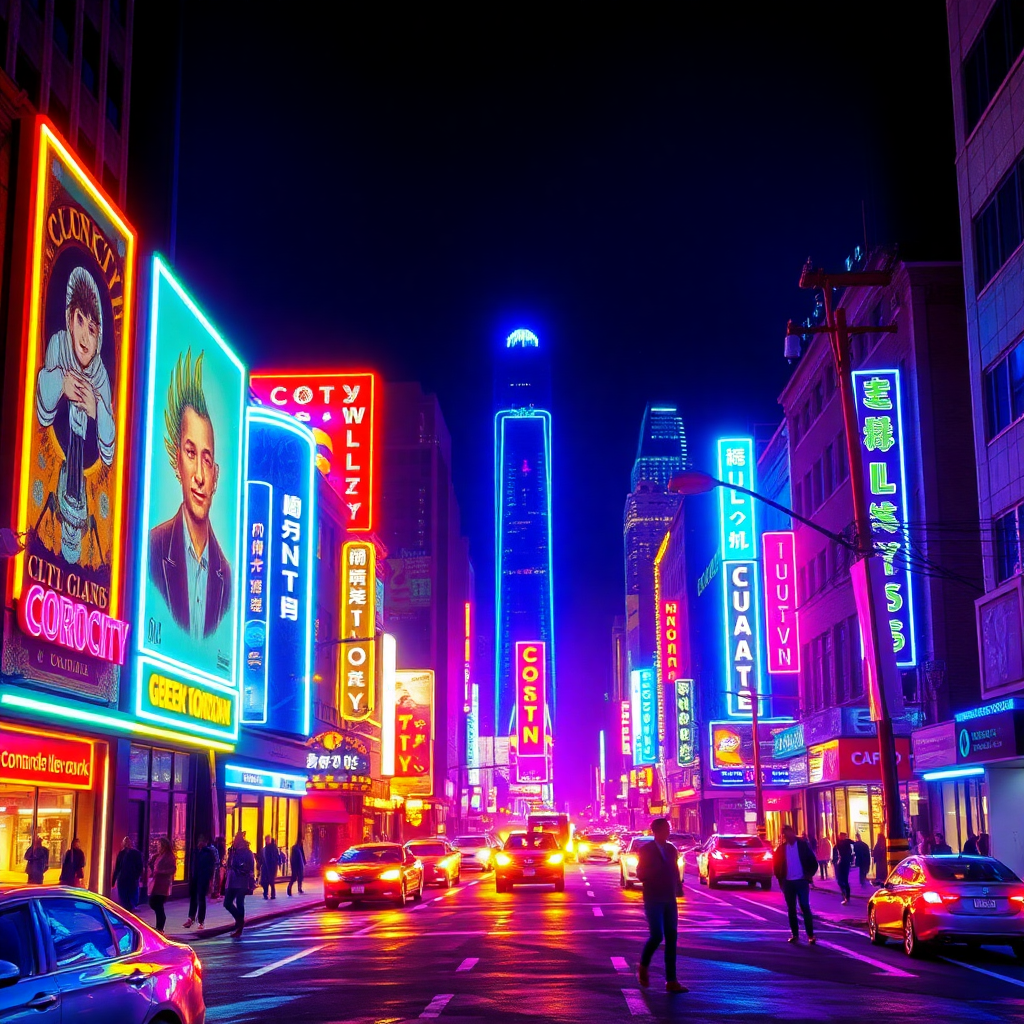 neon city music cover