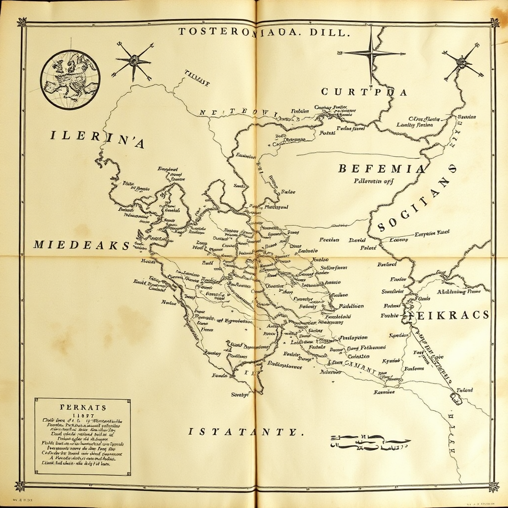 Rigas Feraios Charta 1797 original historical map of Greece and Balkans, detailed cartographic document with Greek text and symbols, aged parchment, 18th century revolutionary map showing Greek territories