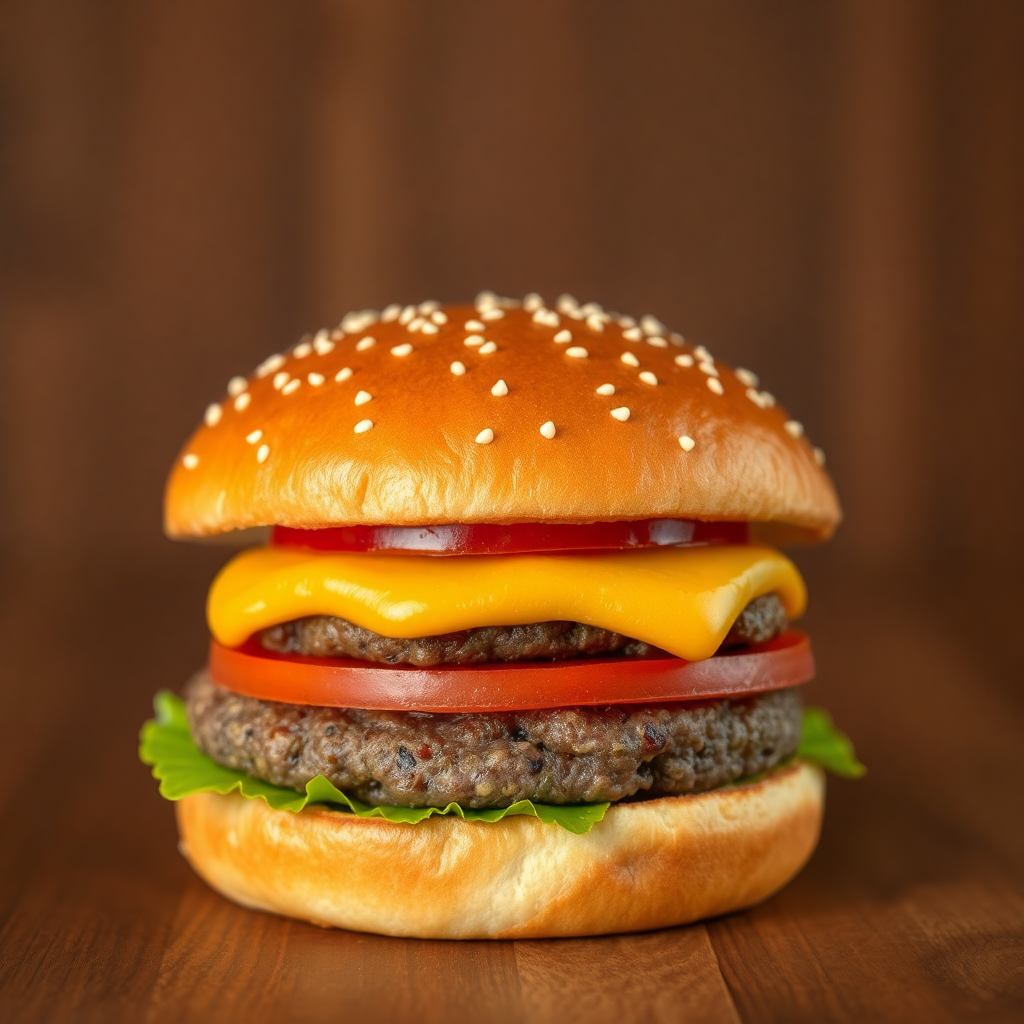 premium burger bun texture