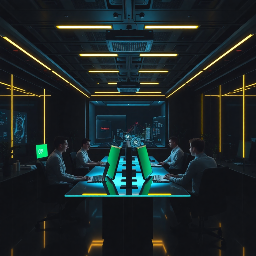 Futuristic tech background