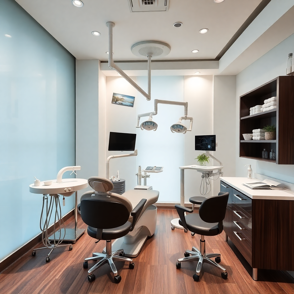 modern aesthetic medicine clinic with professional medical equipment and elegant interior design