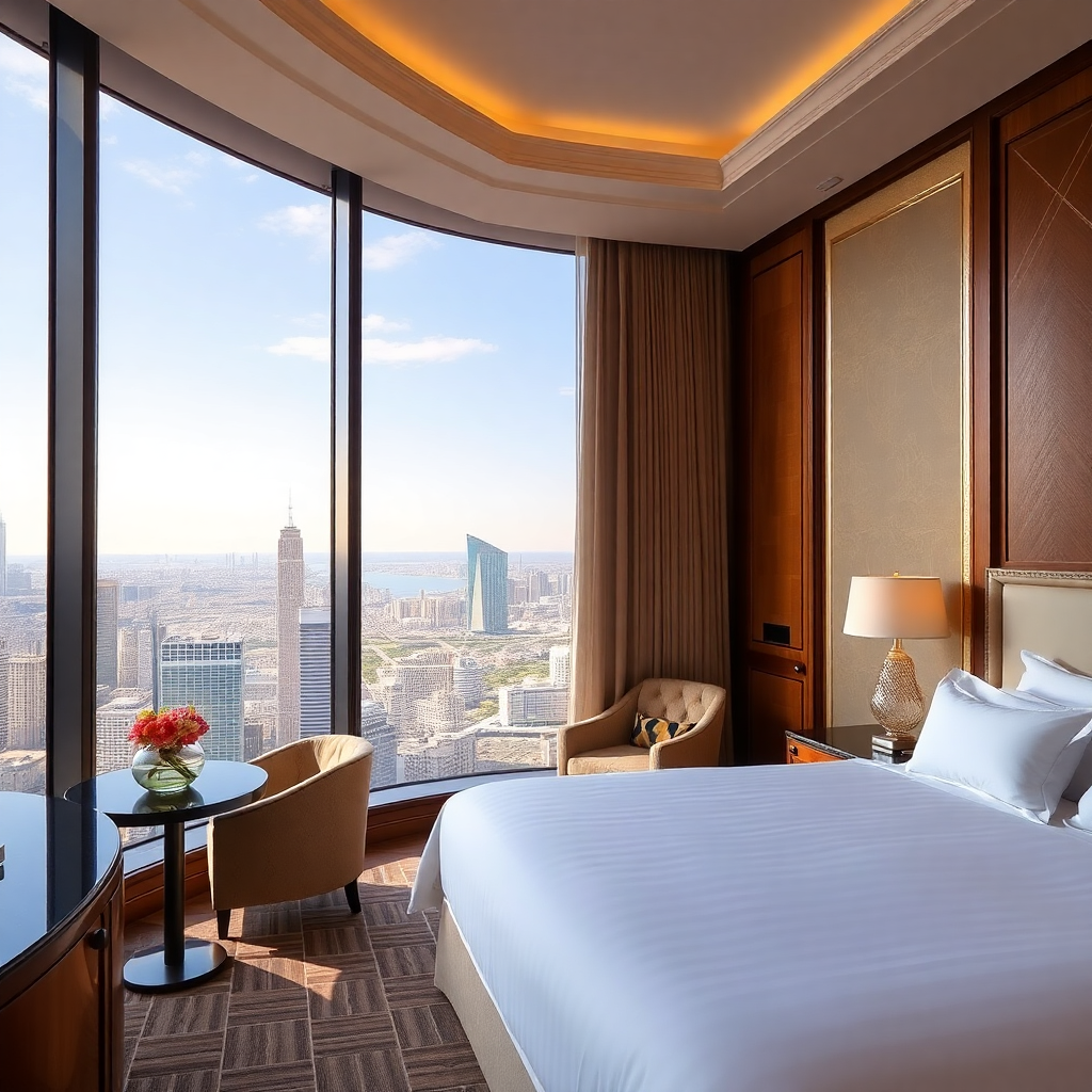 luxury hotel presidential suite panoramic view