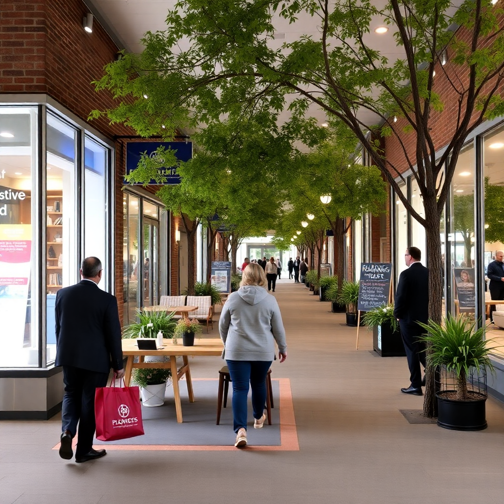 Prosperous local business district community investment economic opportunity