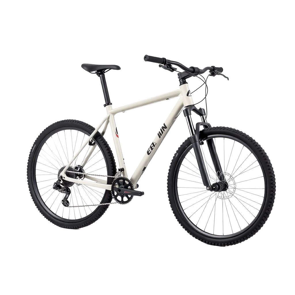 mountain bike bicycle on white background, product photography