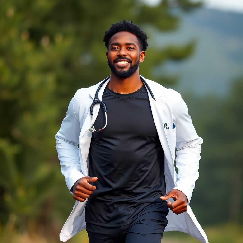 Running outdoors