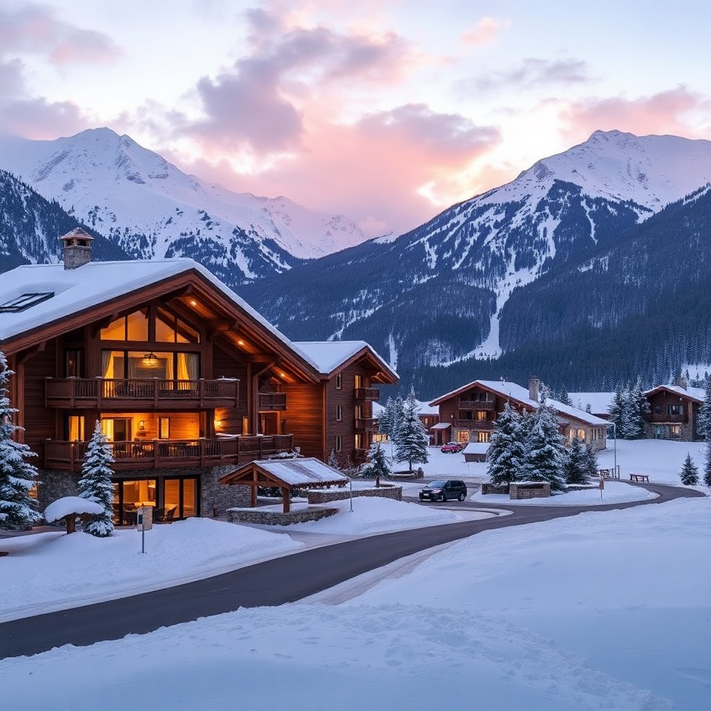Canillo Andorra Grandvalira ski resort access luxury chalet mountain views dramatic alpine landscape editorial photography