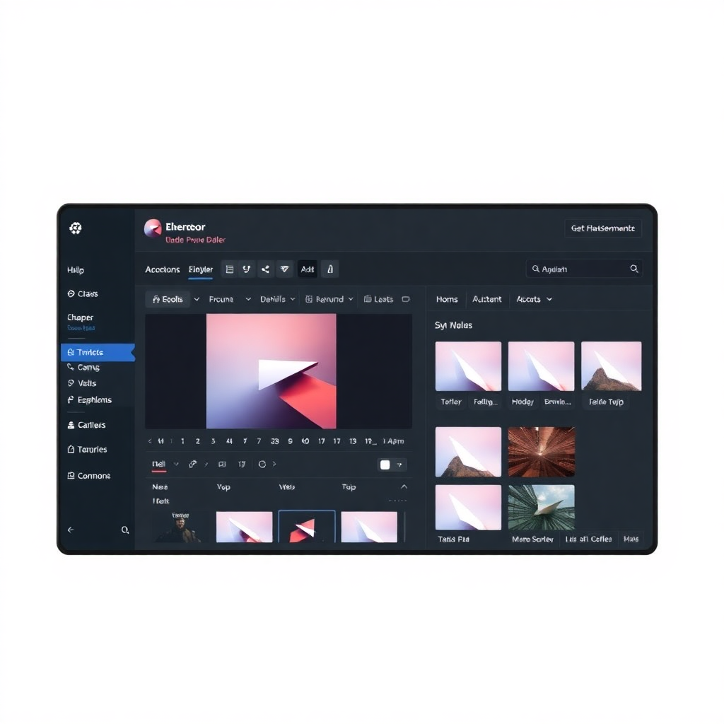 modern website builder interface showing Elementor page builder with drag and drop elements, professional screenshot