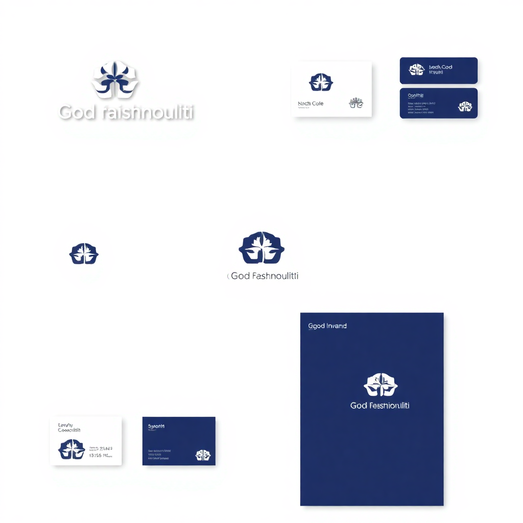 corporate brand identity design, logo variations, business cards, letterhead, professional branding