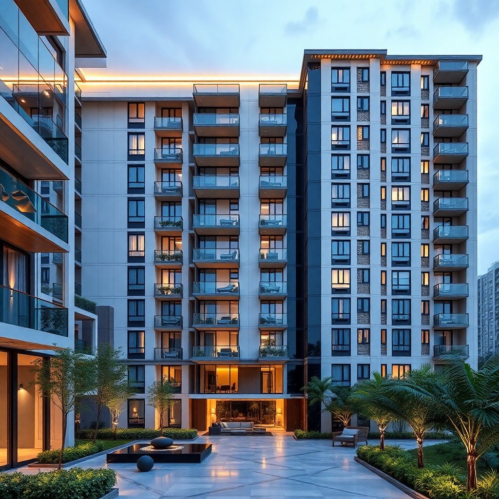 luxury residential complex renovation, premium apartments, real estate investment