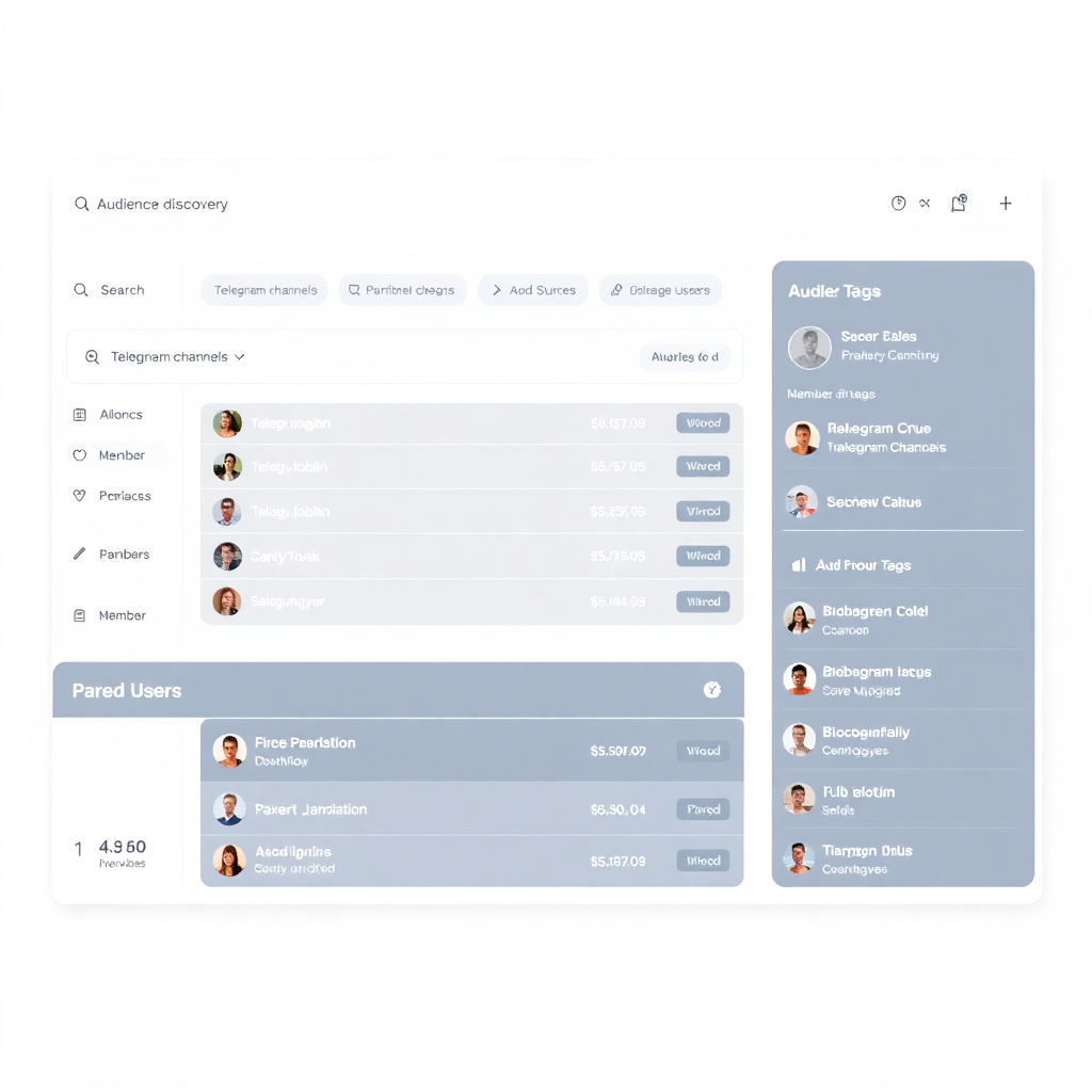 Audience discovery dashboard