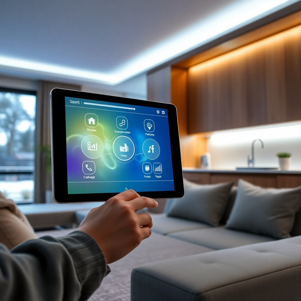 smart home technology automation tablet control