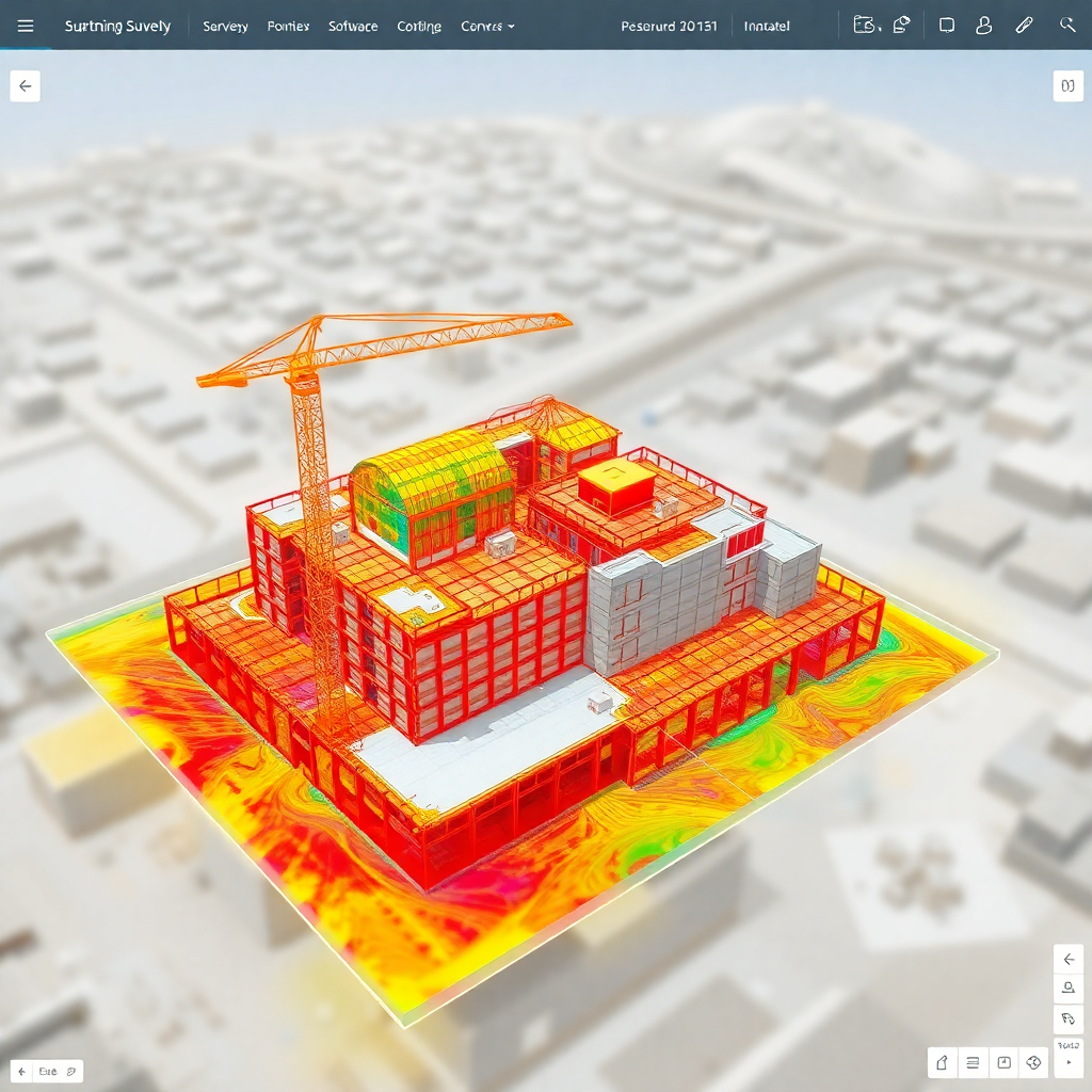 Drone verzamelt data boven industriegebied