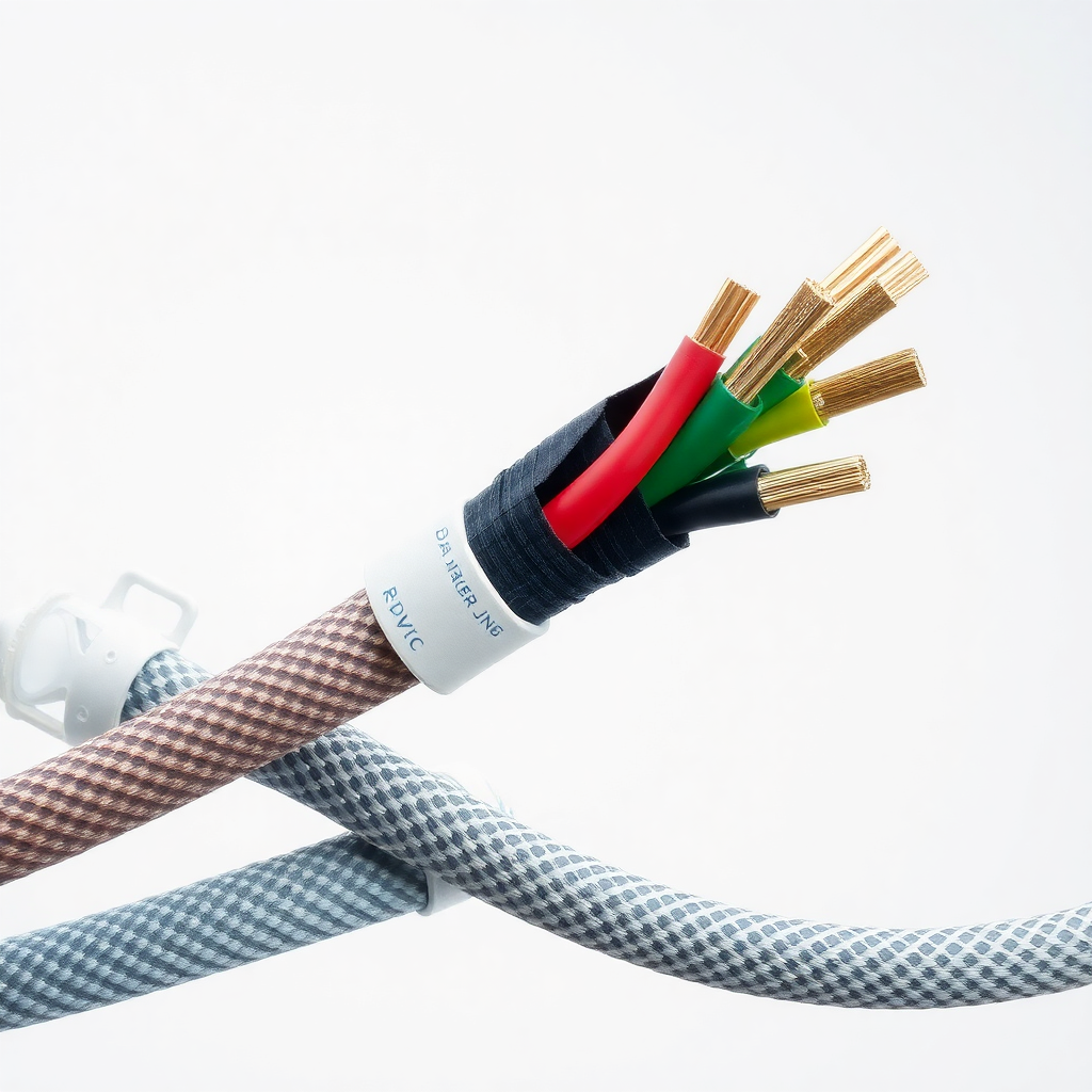 high voltage wiring harness with thick insulation for power distribution