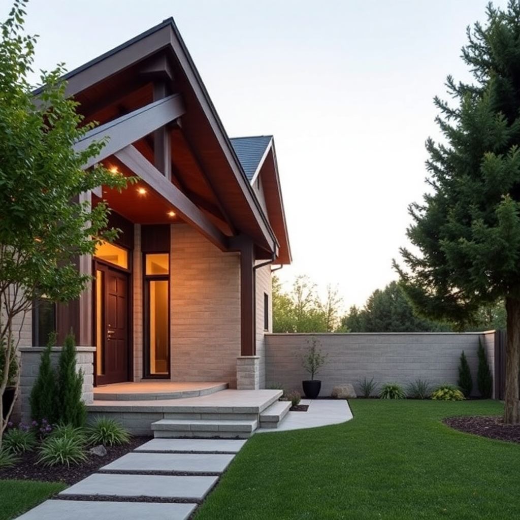 modern bungalow exterior architecture