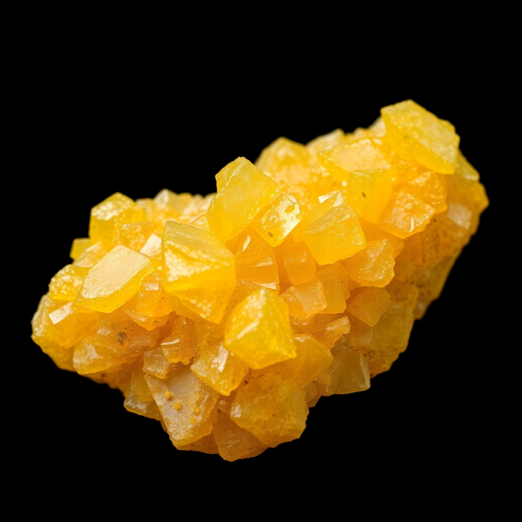 raw muscovite mica mineral chunks golden translucent sheets