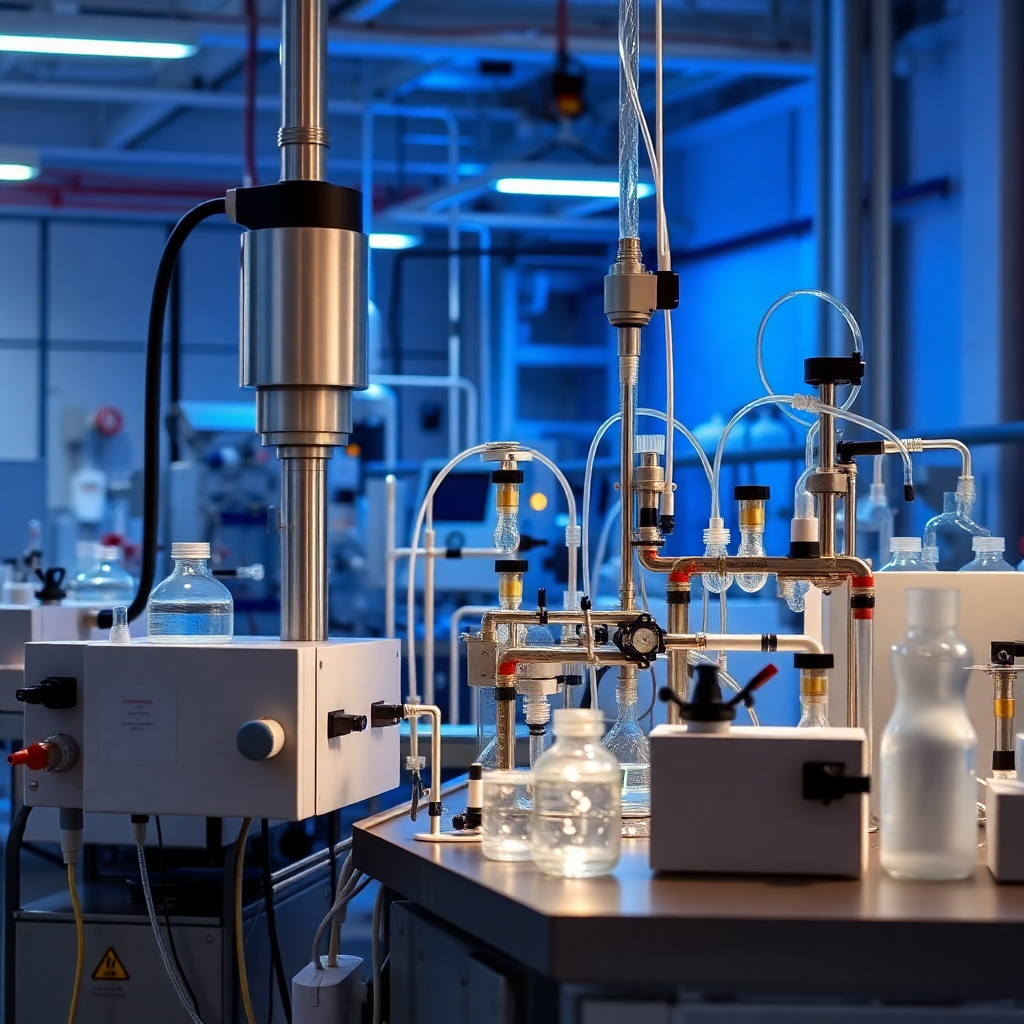 Fine and speciality chemical production in a controlled manufacturing environment