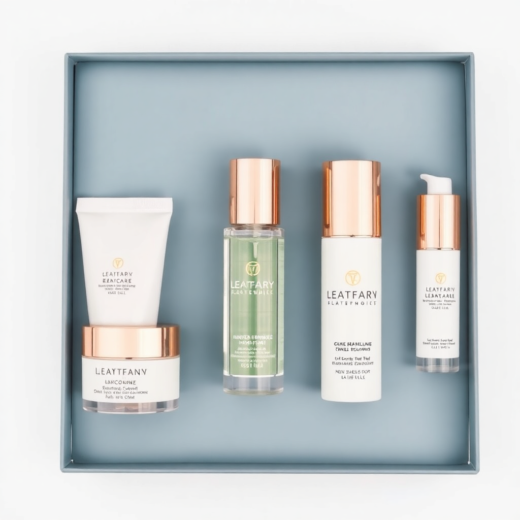 luxury skincare travel kit