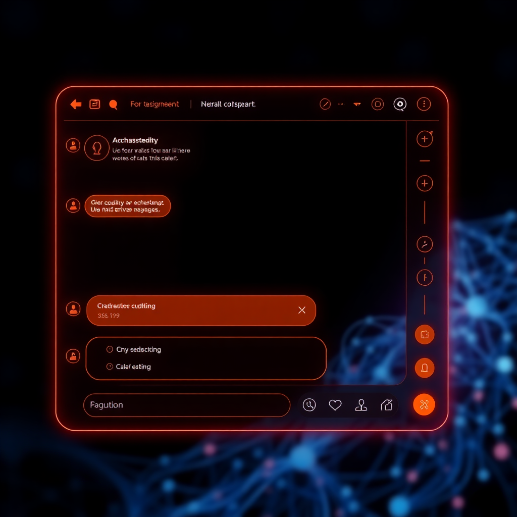 AI chatbot interface