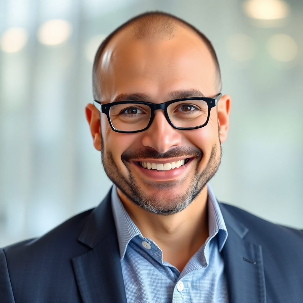 portrait of a professional male business consultant smiling