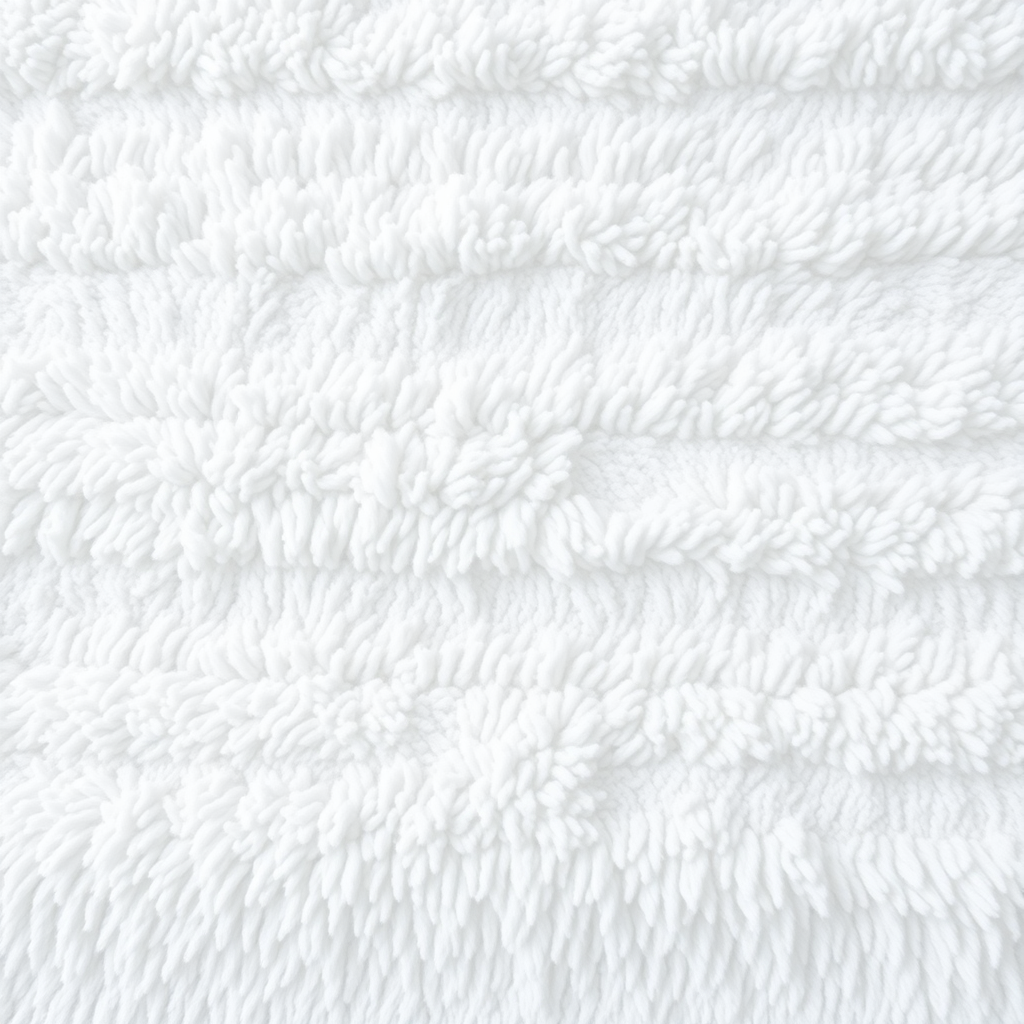 terry towel fabric close-up, loop-pile woven terry, absorbent texture, spa quality