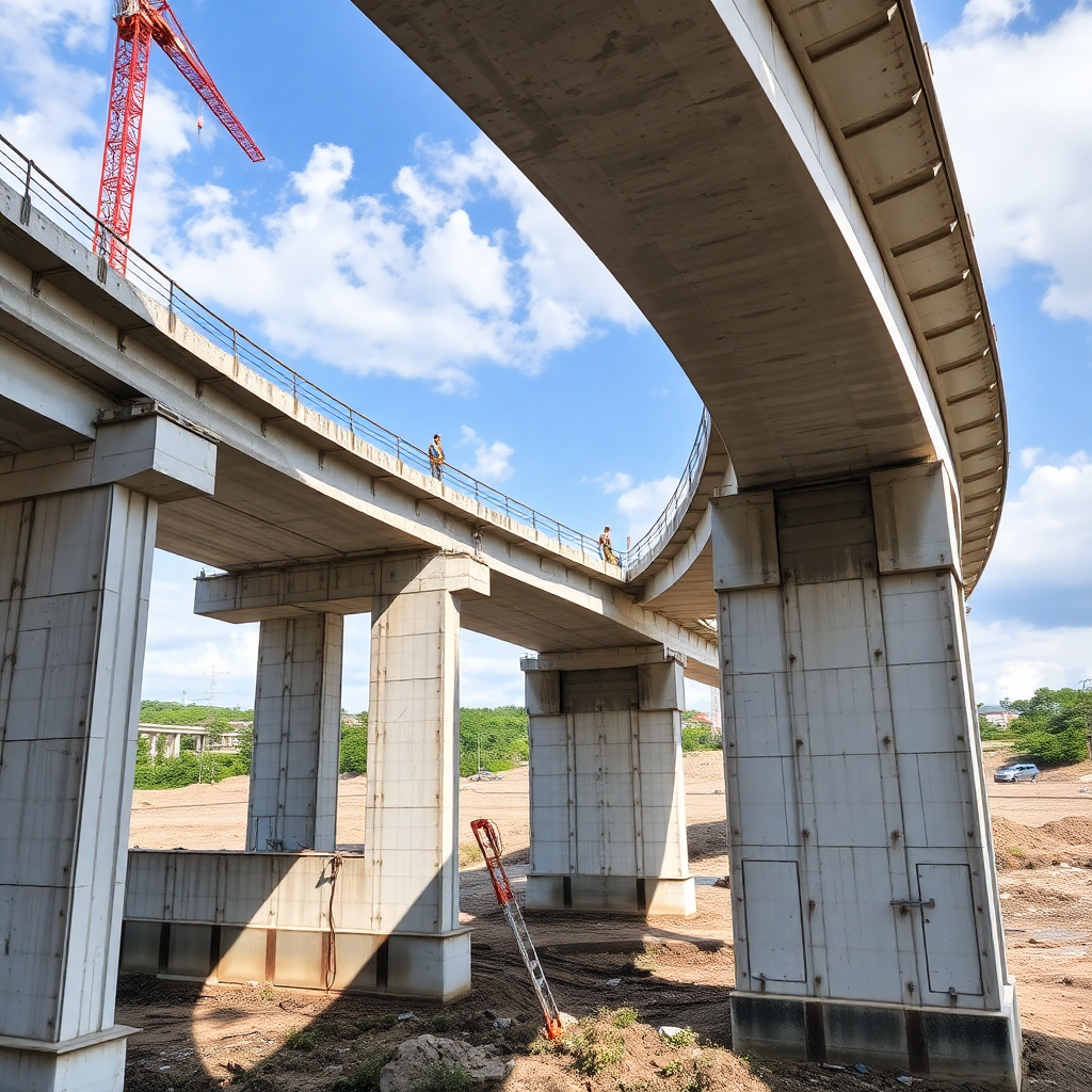 concrete bridge construction
