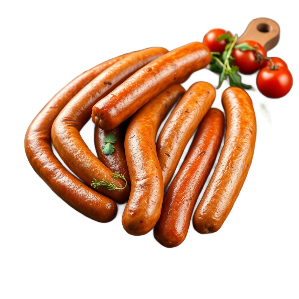 artisan sausages variety